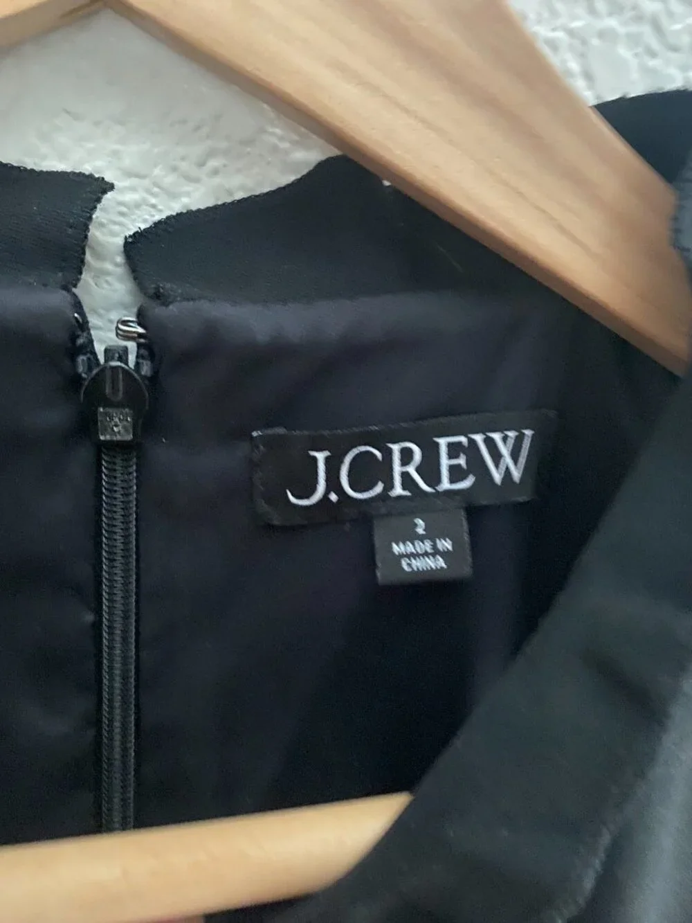 J.Crew Ruffle-Trim Sheath Dress Size 2 Black BP646 Formal Business Wedding